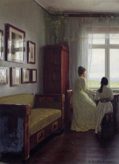 Interior, 1901 by Georg Nicolai Achen